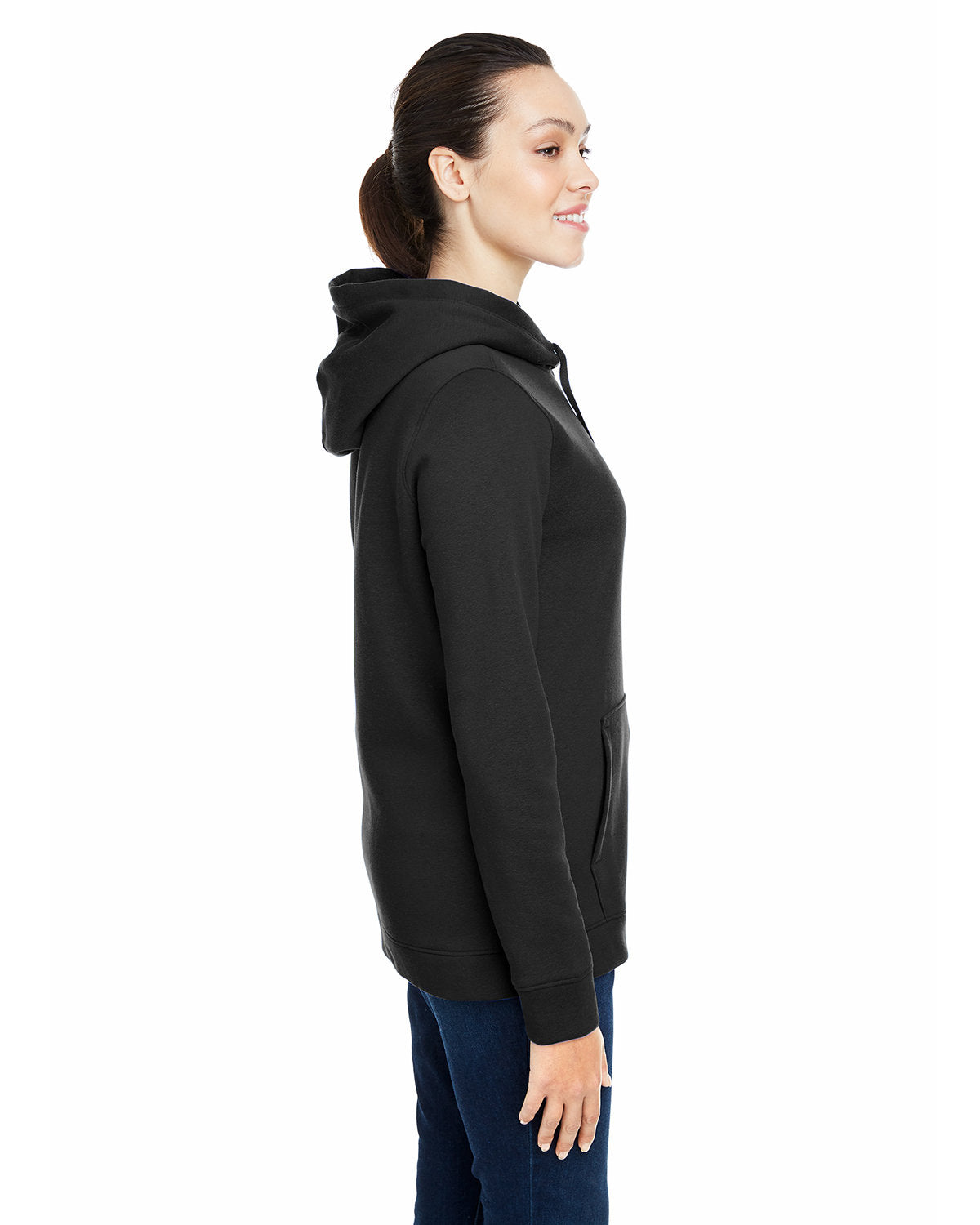 no-logo Under Armour Ladies Hustle Pullover Hooded Sweatshirt-Ladies Layering-Under Armour-Thread Logic