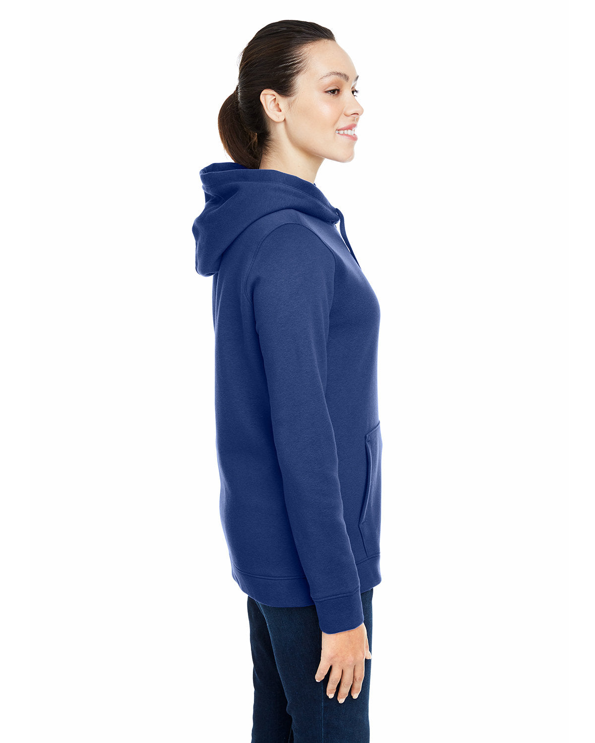 no-logo Under Armour Ladies Hustle Pullover Hooded Sweatshirt-Ladies Layering-Under Armour-Thread Logic