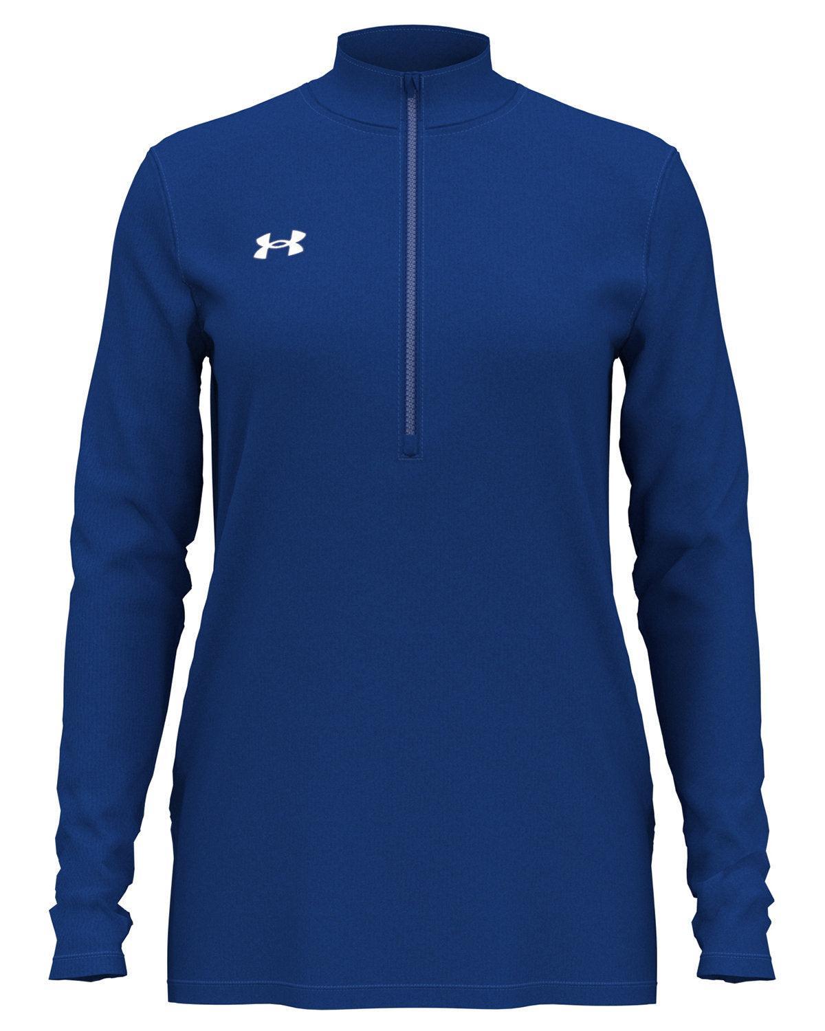Under Armour Ladies Team Tech Half-Zip-Under Armour-Royal/White-XS-Thread Logic