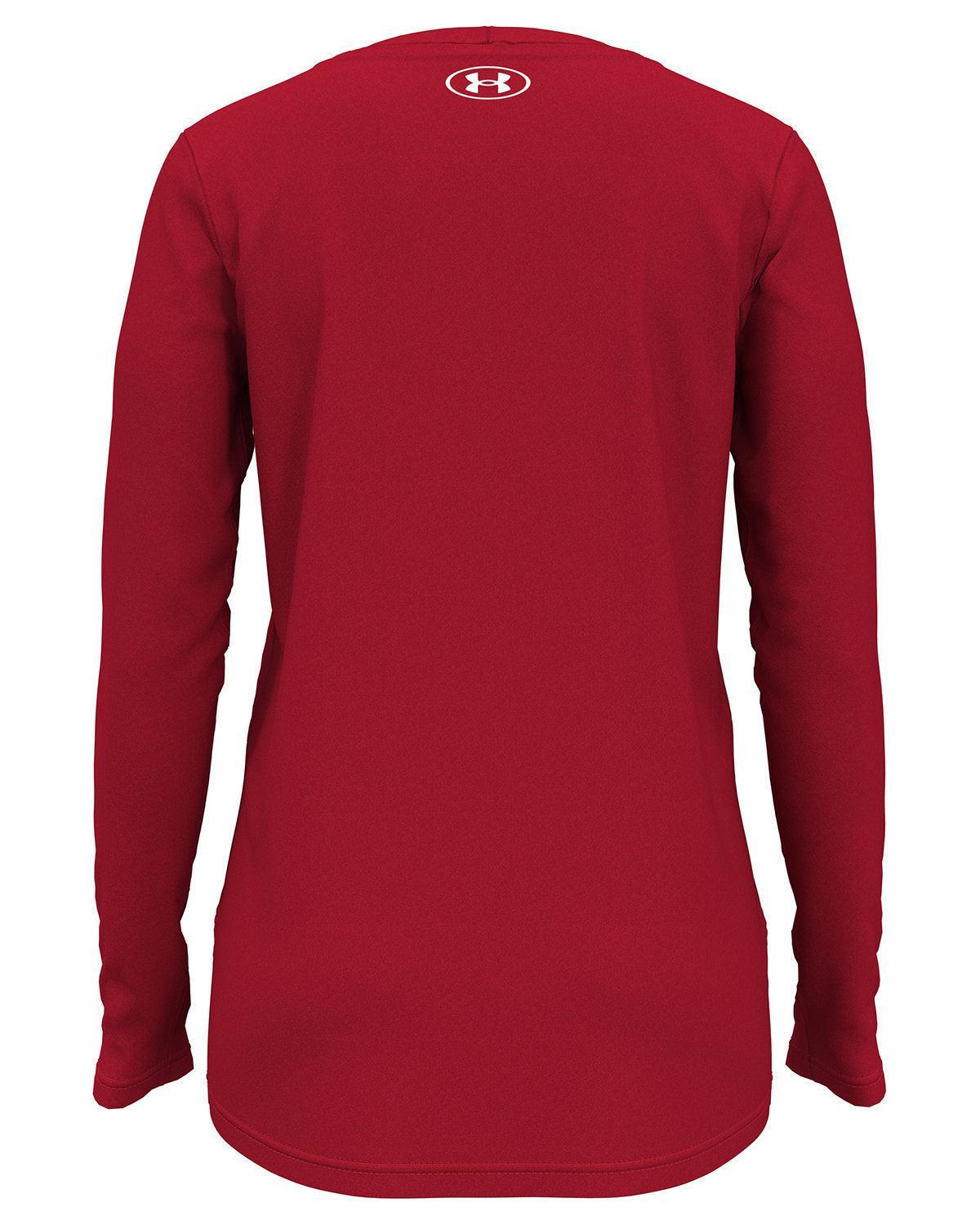 no-logo Under Armour Ladies Team Tech Long-Sleeve T-Shirt-Under Armour-Thread Logic