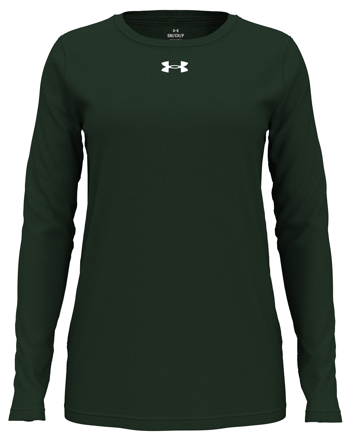 Under Armour Ladies Team Tech Long-Sleeve T-Shirt-Under Armour-Forest Green-XS-Thread Logic