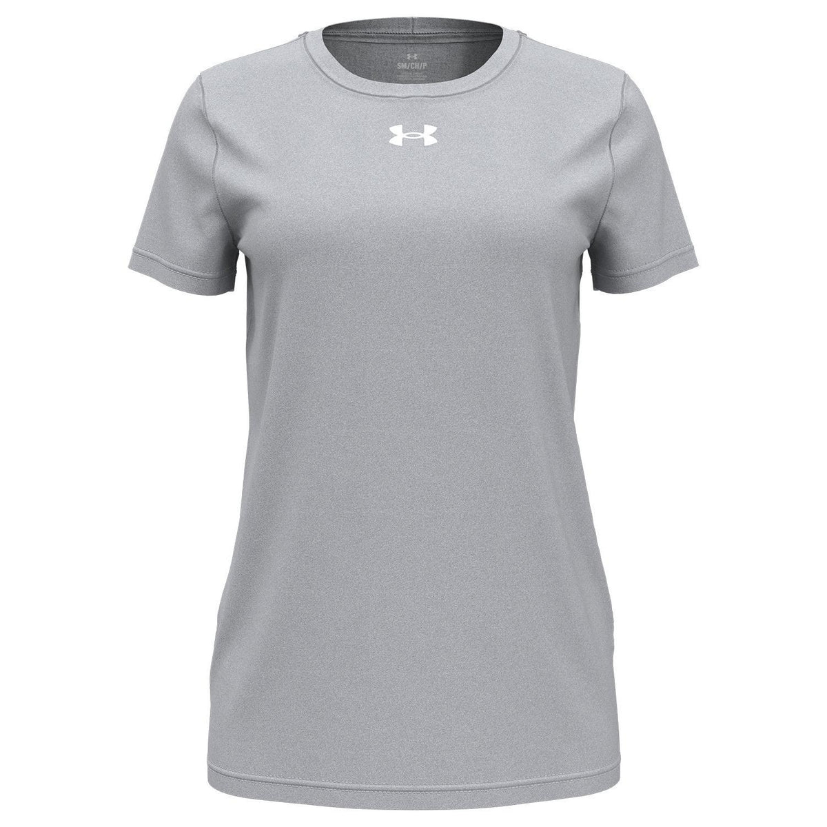 no-logo Under Armour Ladies Team Tech T-Shirt-Under Armour-Grey-XS-Thread Logic