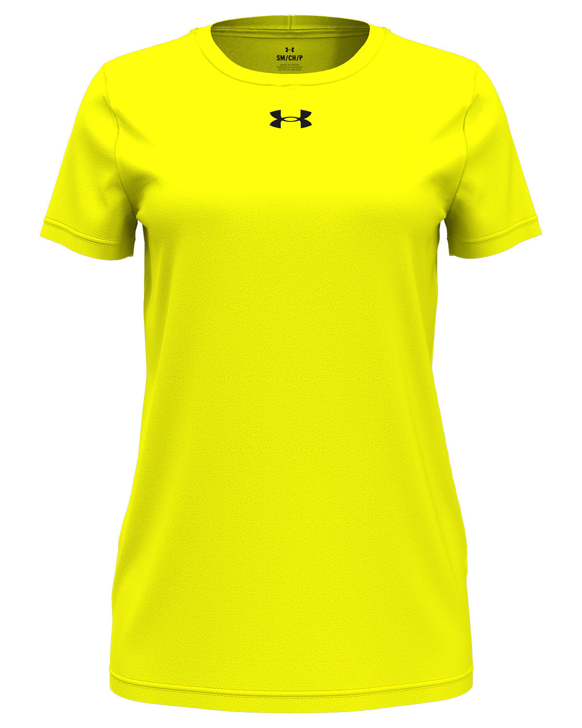 Under Armour Ladies Team Tech T-Shirt-Under Armour-Hi-Vis Yellow-XS-Thread Logic