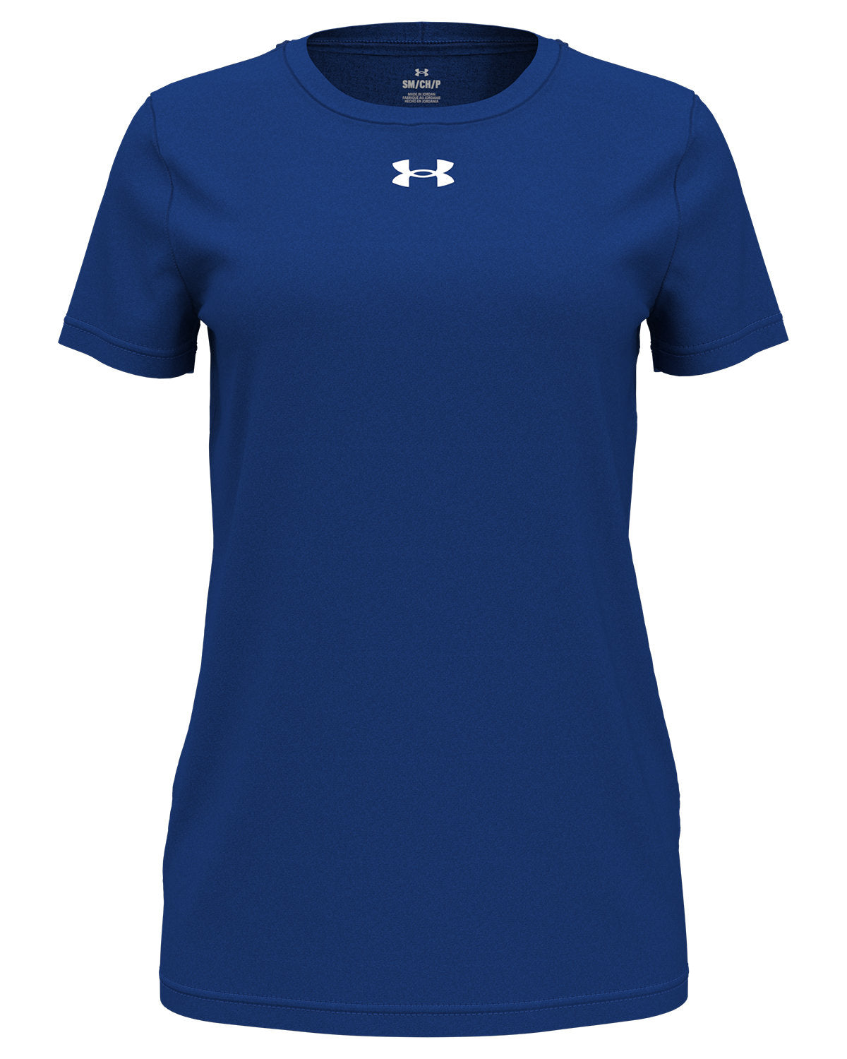 Under Armour Ladies Team Tech T-Shirt-Under Armour-Royal/White-XS-Thread Logic