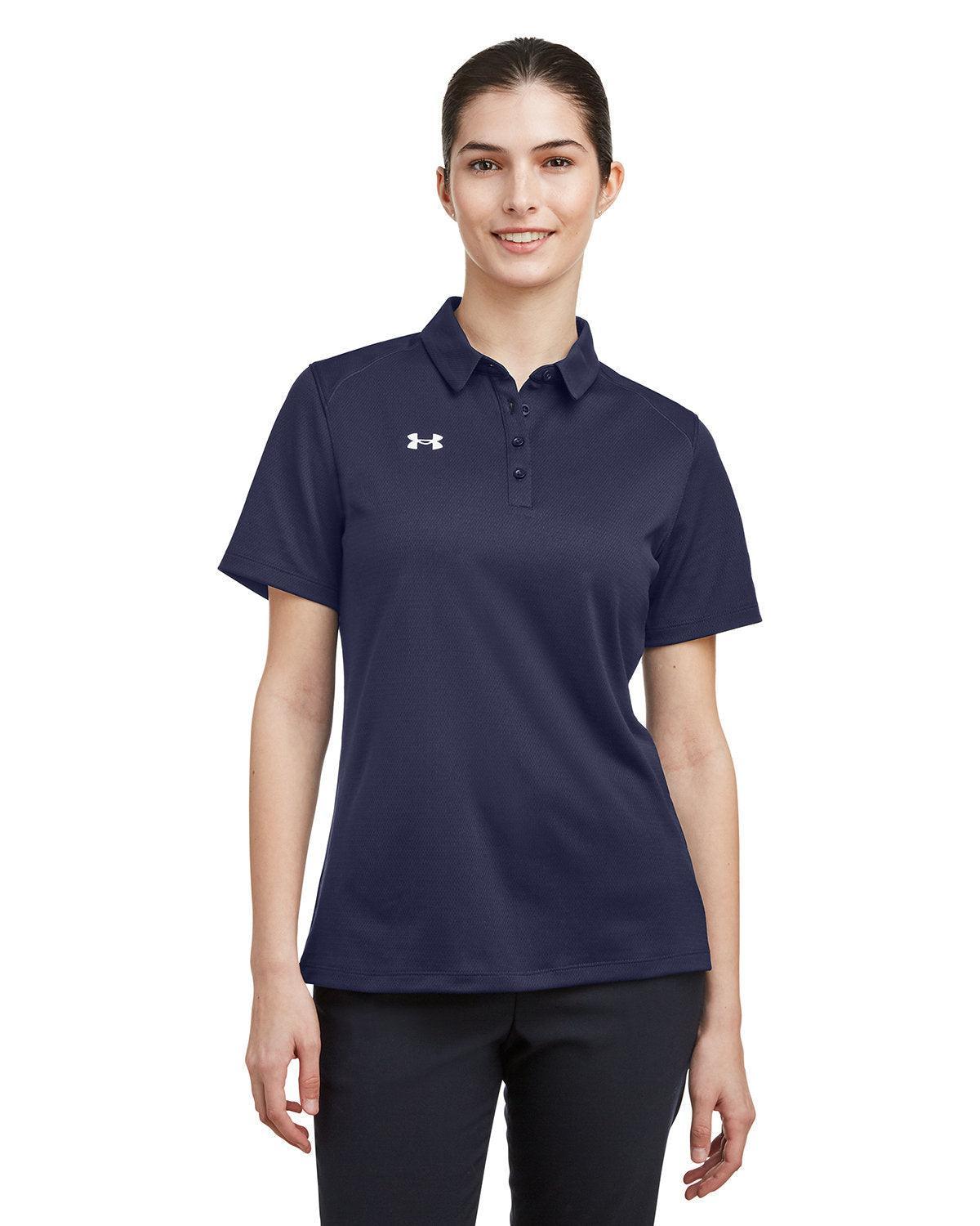 Under Armour Ladies Tech Polo-Under Armour-Midnight Navy/White-XS-Thread Logic