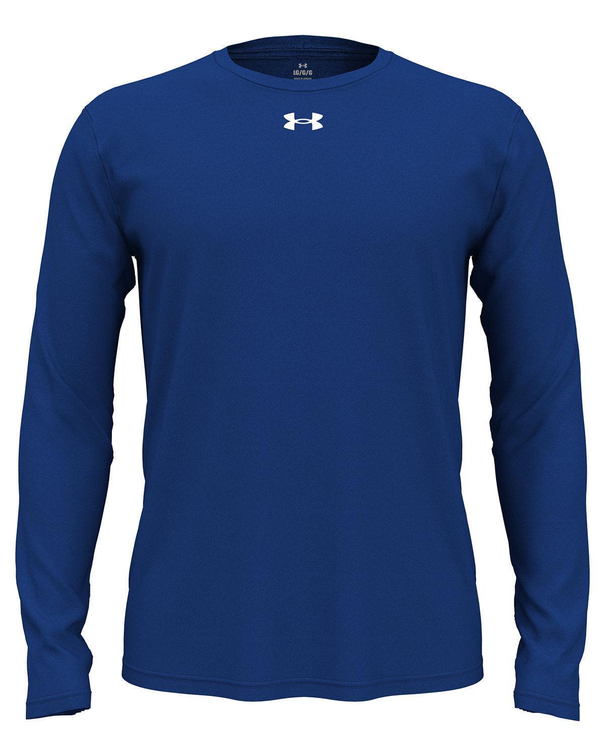 Under Armour Team Tech Long-Sleeve T-Shirt-Under Armour-Royal/White-S-Thread Logic