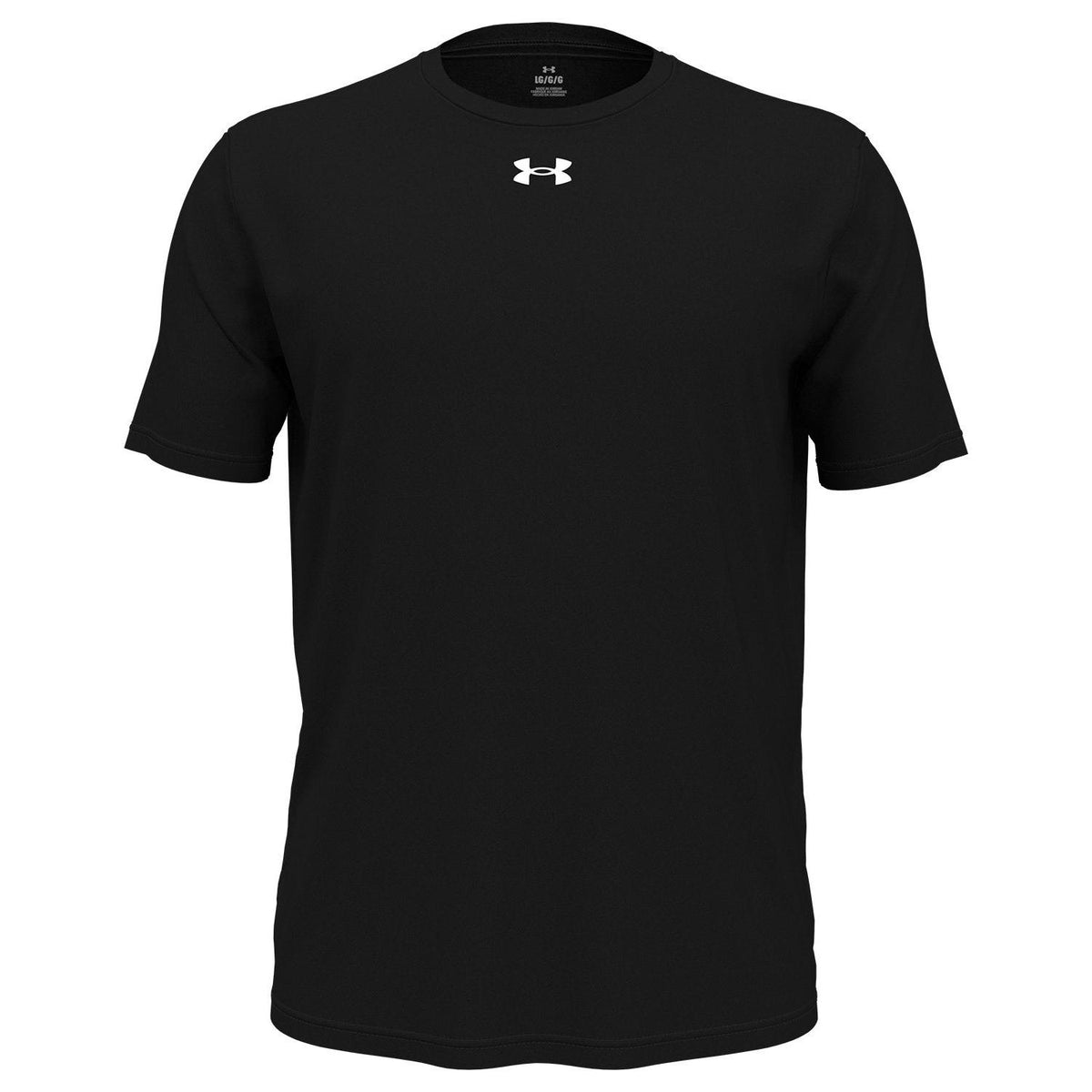 no-logo Under Armour Team Tech T-Shirt-Under Armour-Black/White-S-Thread Logic
