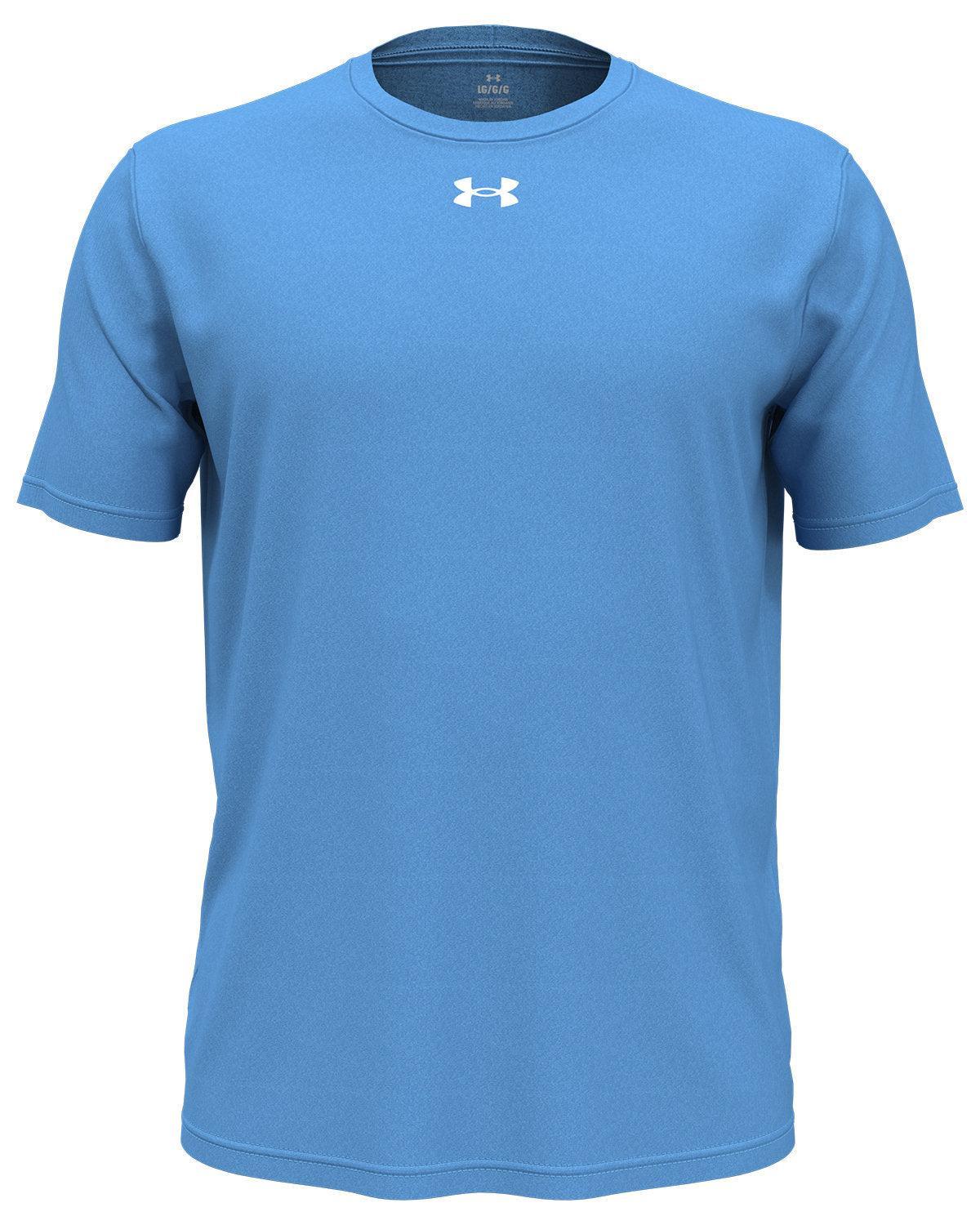 Under Armour Team Tech T-Shirt-Under Armour-Carolina Blue-S-Thread Logic