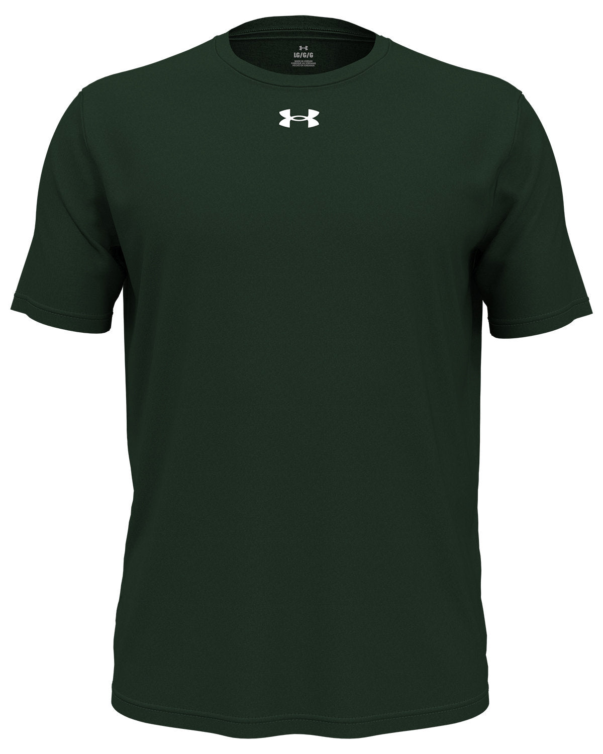 Under Armour Team Tech T-Shirt-Under Armour-Forest Green-S-Thread Logic
