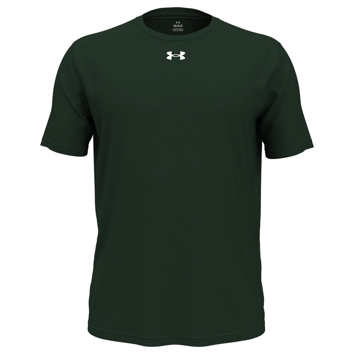 no-logo Under Armour Team Tech T-Shirt-Under Armour-Forest Green-S-Thread Logic