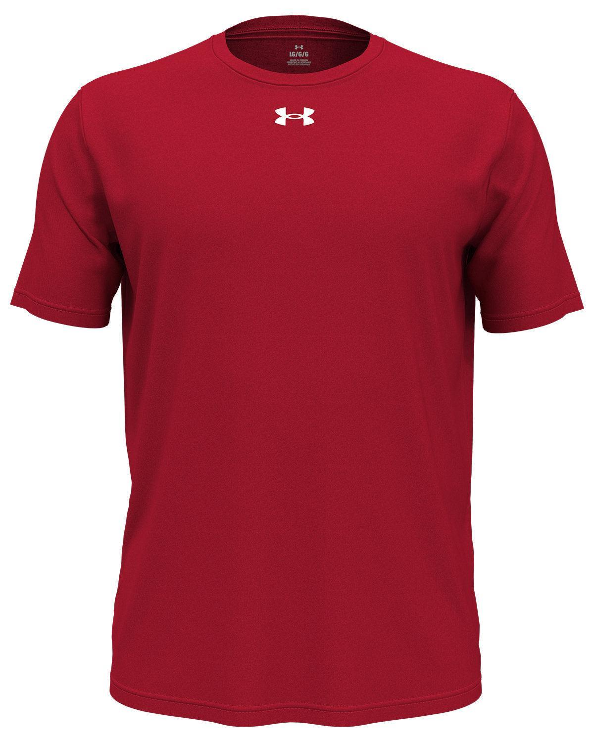 Under Armour Team Tech T-Shirt-Under Armour-Red/White-S-Thread Logic