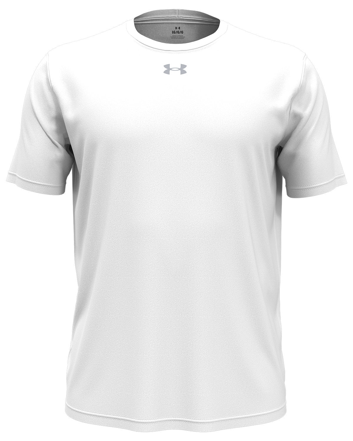 Under Armour 100% Polyester White Active T-Shirt Size X-Small