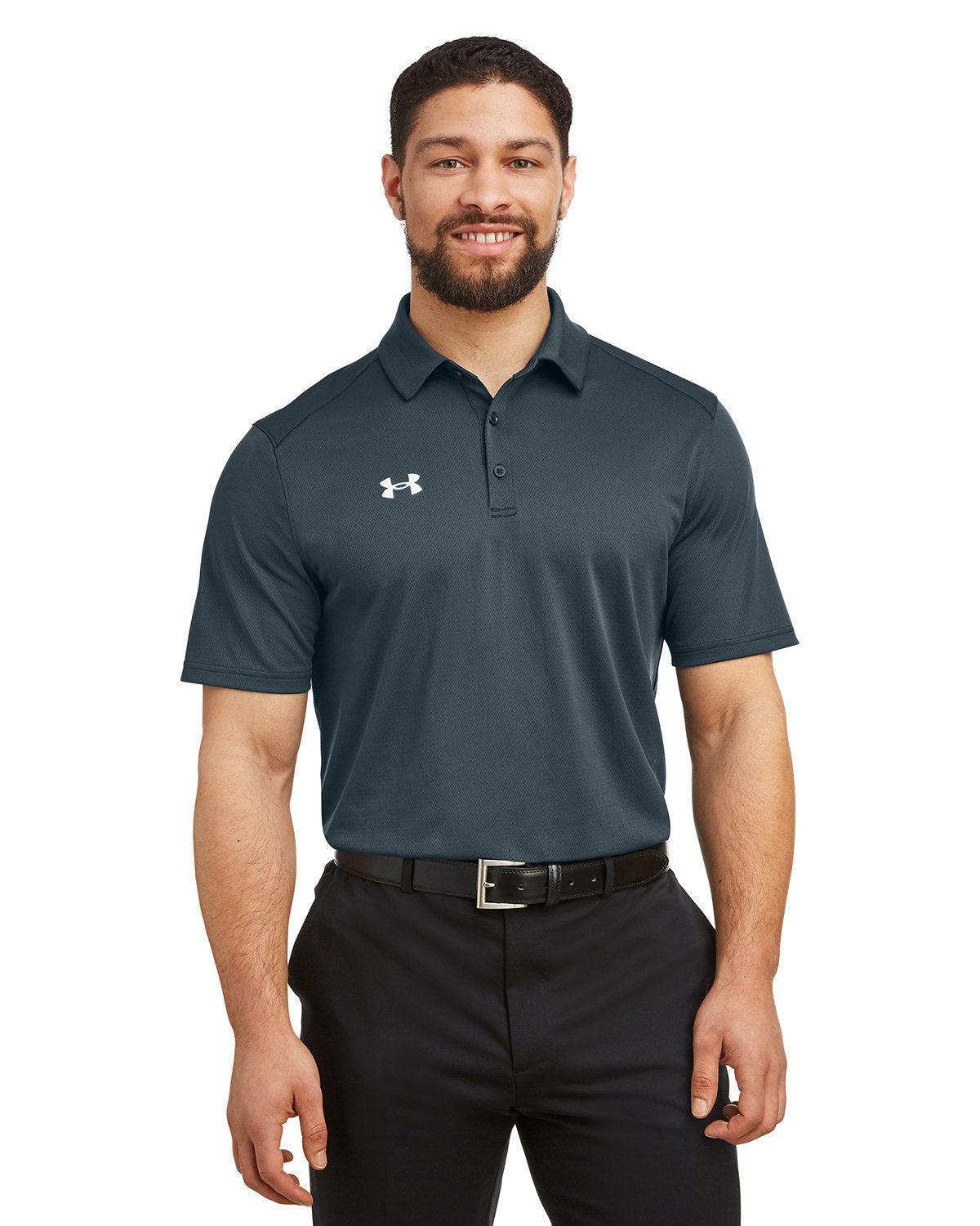 Under Armour Tech Polo-Under Armour-Grey/White-S-Thread Logic