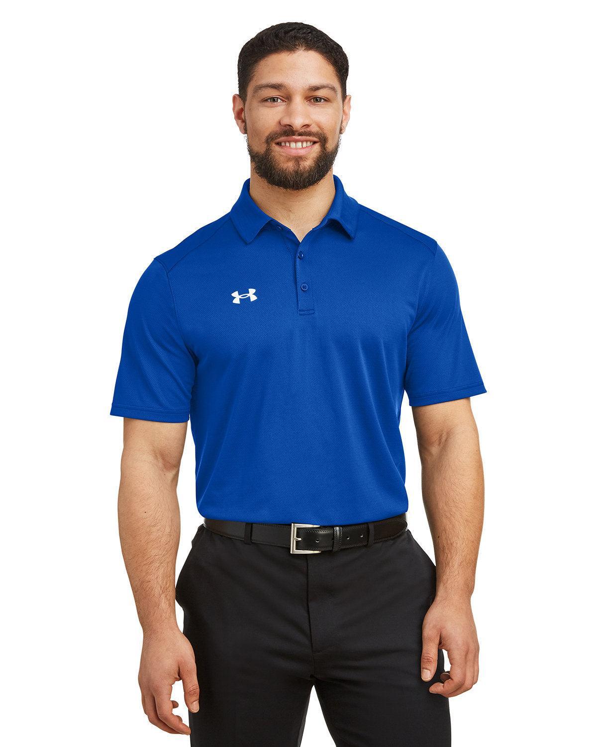 Under Armour Tech Polo-Under Armour-Royal/White-S-Thread Logic
