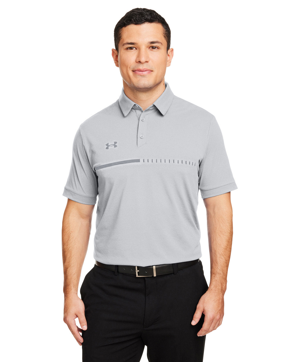 Under Armour Title Polo-Polos-Under Armour-Grey/Steel-S-Thread Logic