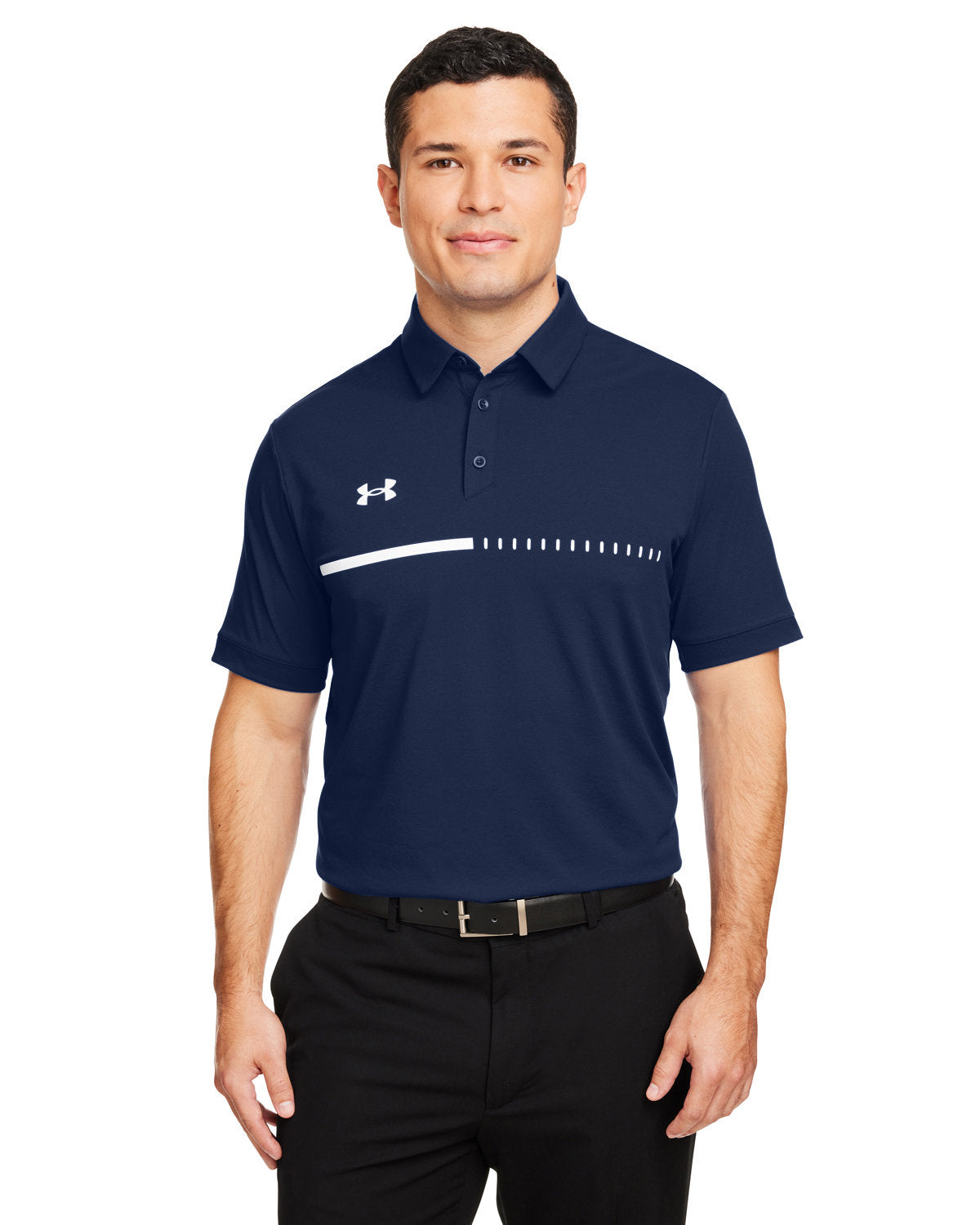 Under Armour Title Polo-Polos-Under Armour-Navy/White-S-Thread Logic
