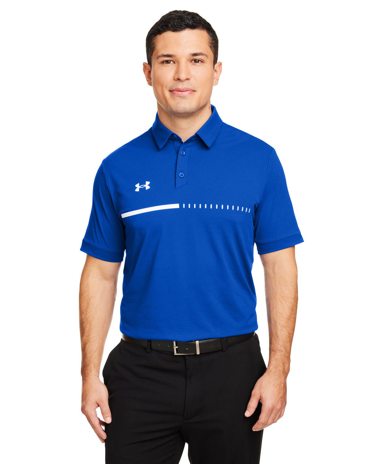 Under Armour Title Polo-Polos-Under Armour-Royal/White-S-Thread Logic