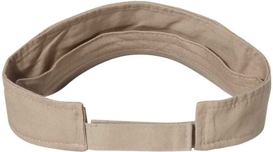 no-logo Valucap Bio-Washed Visor-Headwear-Valucap-Thread Logic