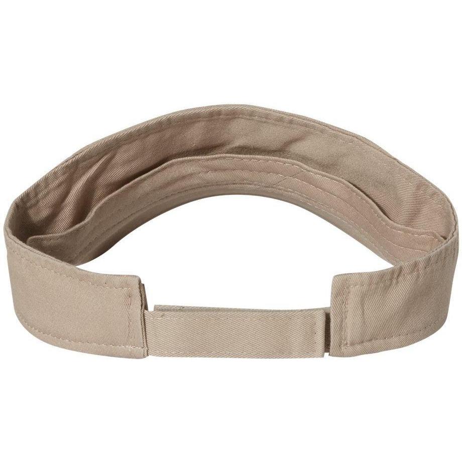 no-logo Valucap Bio-Washed Visor-Headwear-Valucap-Thread Logic