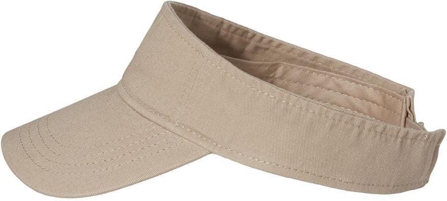 no-logo Valucap Bio-Washed Visor-Headwear-Valucap-Thread Logic