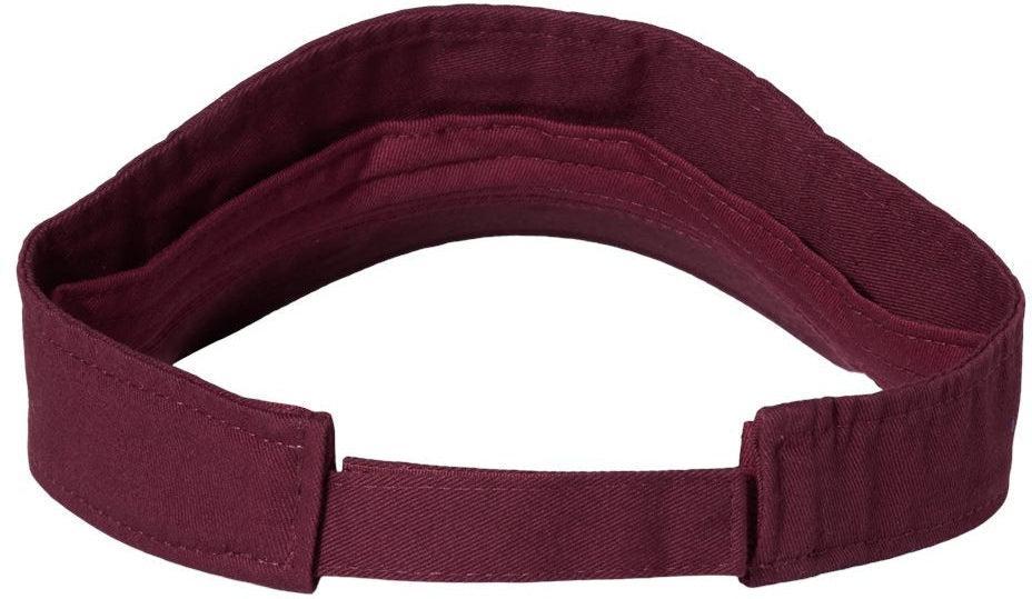 no-logo Valucap Bio-Washed Visor-Headwear-Valucap-Thread Logic