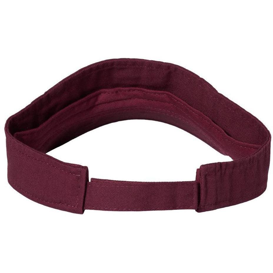 no-logo Valucap Bio-Washed Visor-Headwear-Valucap-Thread Logic