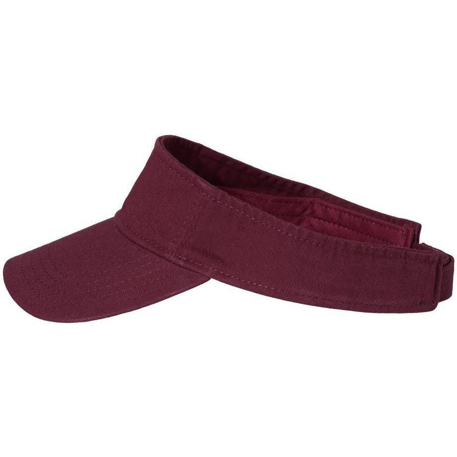 no-logo Valucap Bio-Washed Visor-Headwear-Valucap-Thread Logic
