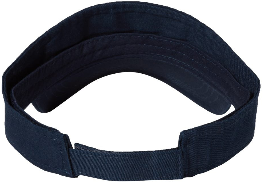 no-logo Valucap Bio-Washed Visor-Headwear-Valucap-Thread Logic
