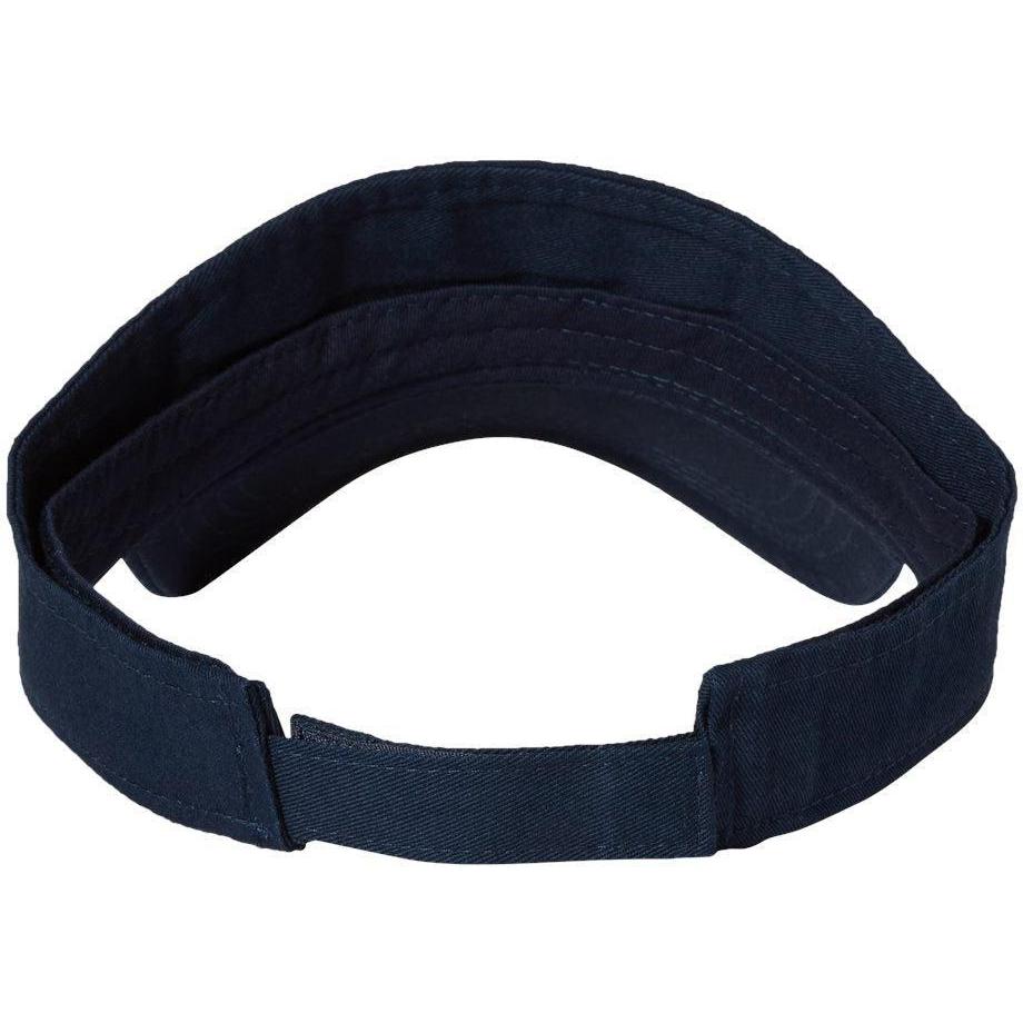 no-logo Valucap Bio-Washed Visor-Headwear-Valucap-Thread Logic
