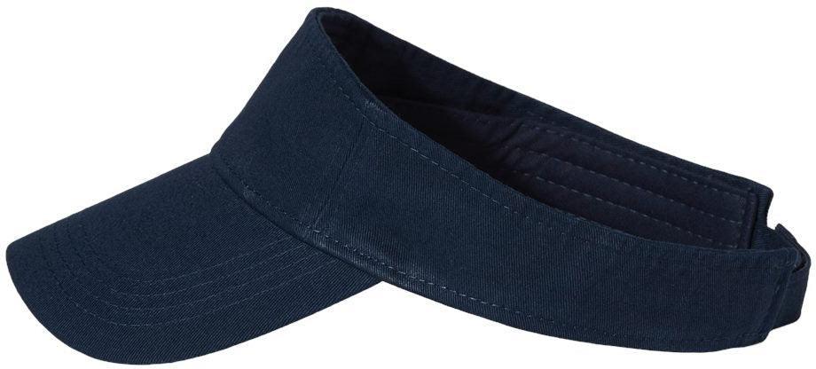 no-logo Valucap Bio-Washed Visor-Headwear-Valucap-Thread Logic