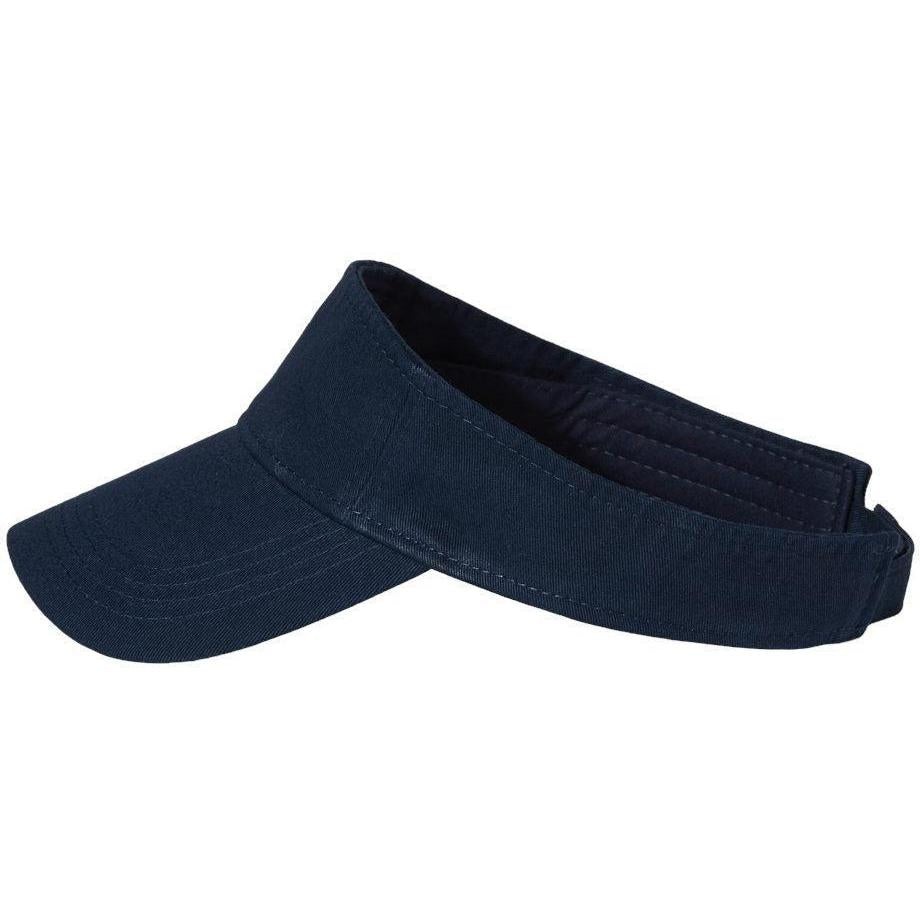 no-logo Valucap Bio-Washed Visor-Headwear-Valucap-Thread Logic