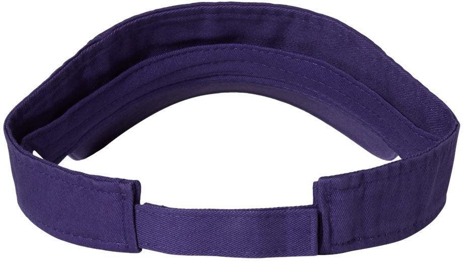 no-logo Valucap Bio-Washed Visor-Headwear-Valucap-Thread Logic