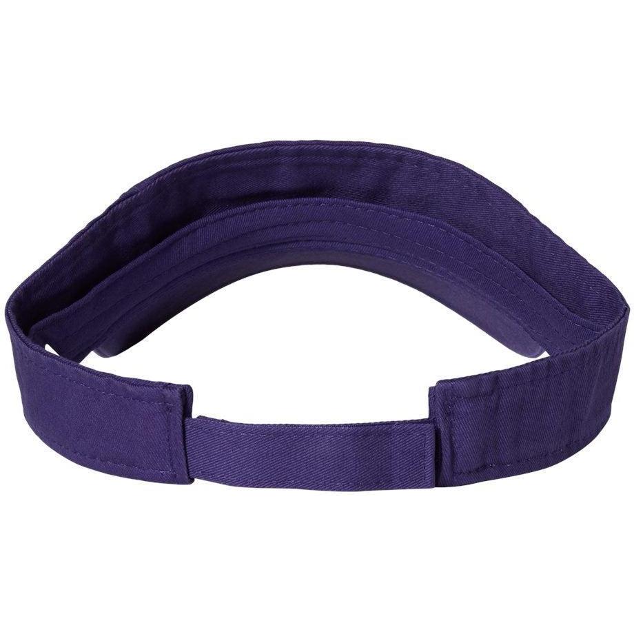 no-logo Valucap Bio-Washed Visor-Headwear-Valucap-Thread Logic