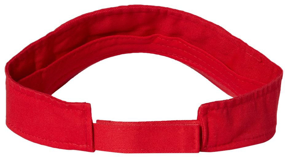 no-logo Valucap Bio-Washed Visor-Headwear-Valucap-Thread Logic