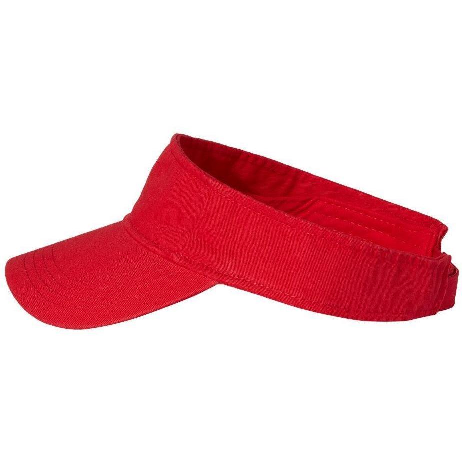 no-logo Valucap Bio-Washed Visor-Headwear-Valucap-Thread Logic