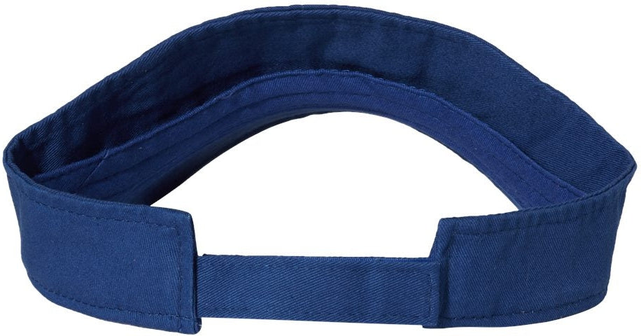 no-logo Valucap Bio-Washed Visor-Headwear-Valucap-Thread Logic