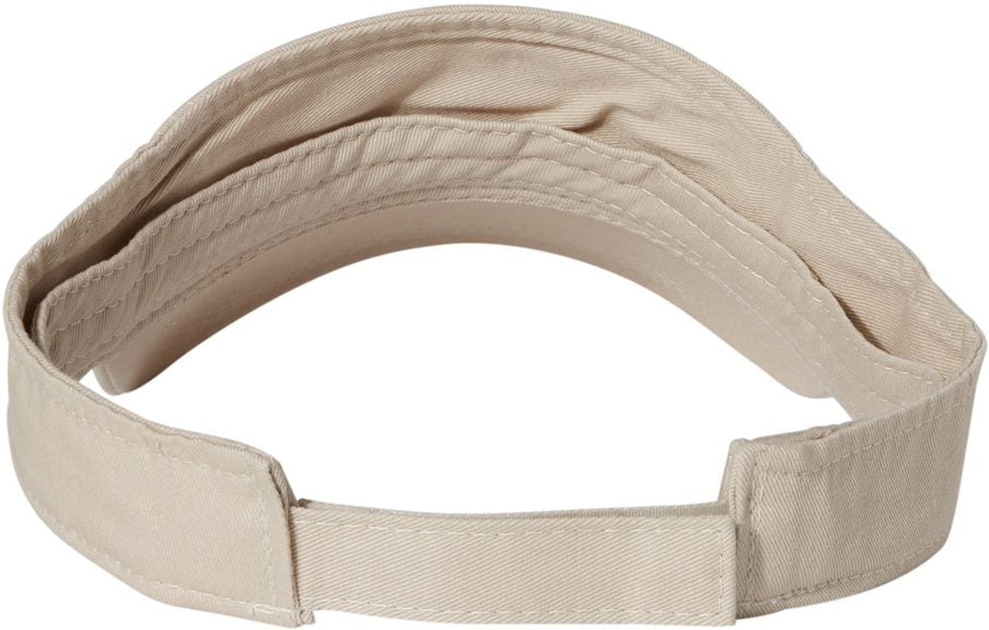 no-logo Valucap Bio-Washed Visor-Headwear-Valucap-Thread Logic