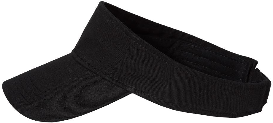 no-logo Valucap Bio-Washed Visor-Headwear-Valucap-Thread Logic