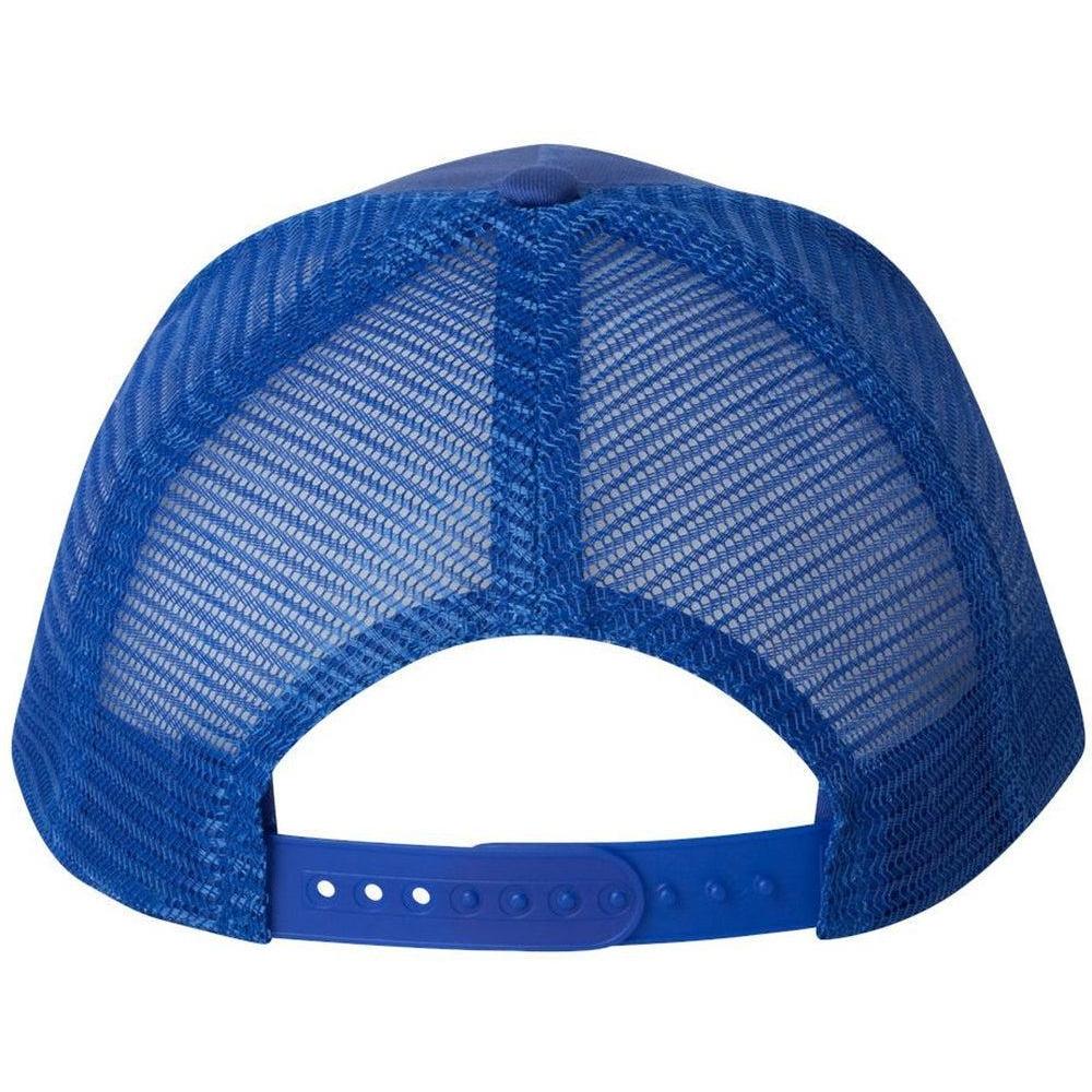no-logo Valucap Five-Panel Mesh-Back Trucker Cap-Headwear-Valucap-Thread Logic