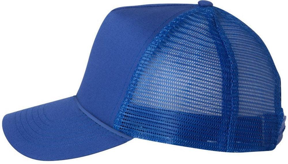 no-logo Valucap Five-Panel Mesh-Back Trucker Cap-Headwear-Valucap-Thread Logic