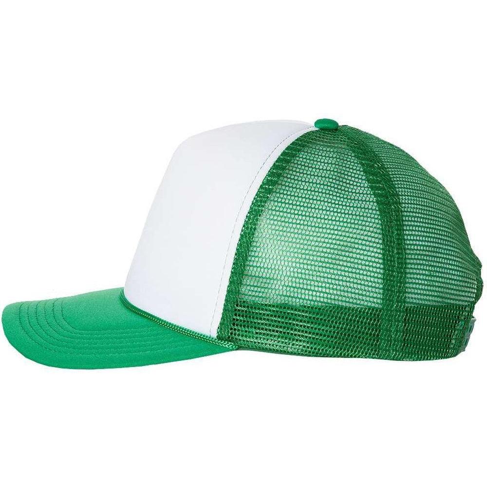 no-logo Valucap Foam Mesh-Back Trucker Cap-Headwear-Valucap-Thread Logic