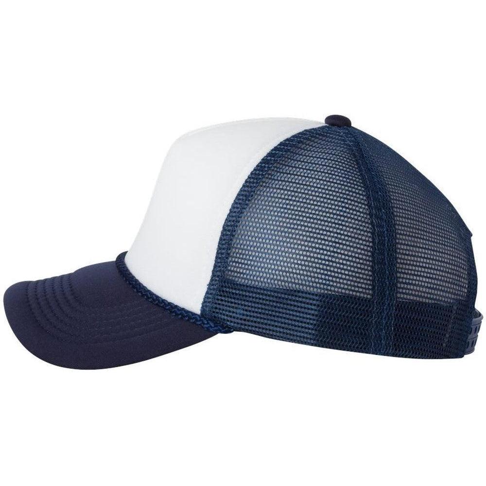no-logo Valucap Foam Mesh-Back Trucker Cap-Headwear-Valucap-Thread Logic