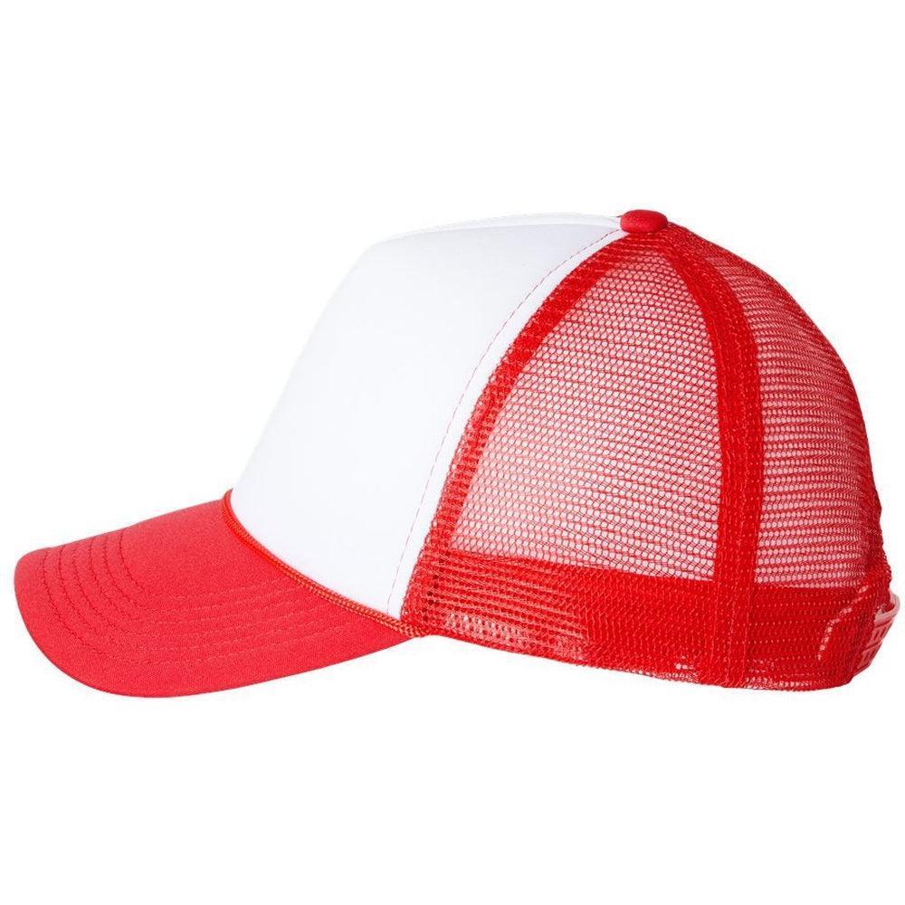 no-logo Valucap Foam Mesh-Back Trucker Cap-Headwear-Valucap-Thread Logic