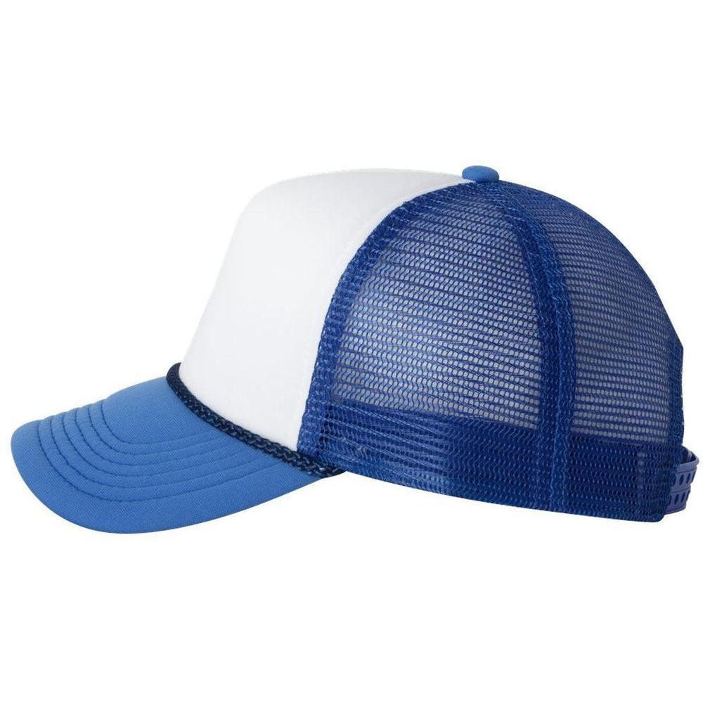 no-logo Valucap Foam Mesh-Back Trucker Cap-Headwear-Valucap-Thread Logic
