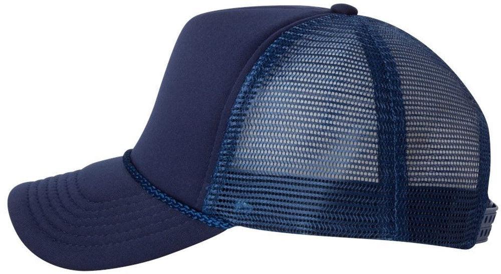 no-logo Valucap Foam Mesh-Back Trucker Cap-Headwear-Valucap-Thread Logic