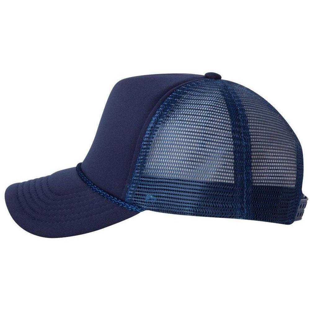 no-logo Valucap Foam Mesh-Back Trucker Cap-Headwear-Valucap-Thread Logic