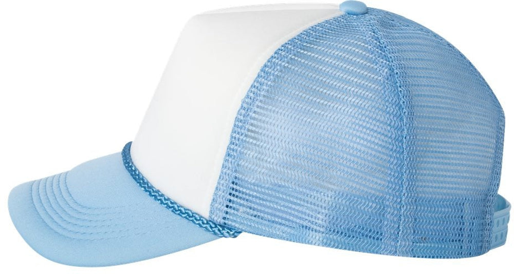 no-logo Valucap Foam Mesh-Back Trucker Cap-Headwear-Valucap-Thread Logic