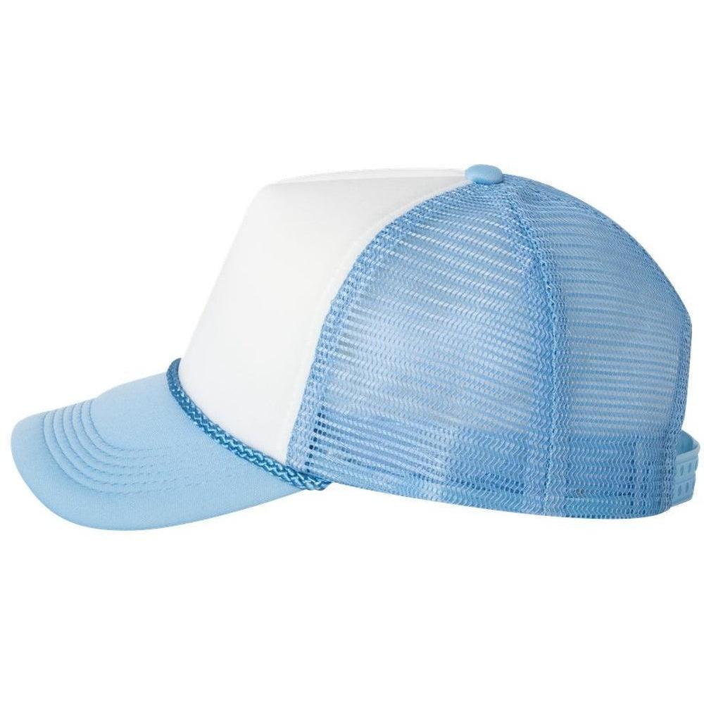 no-logo Valucap Foam Mesh-Back Trucker Cap-Headwear-Valucap-Thread Logic