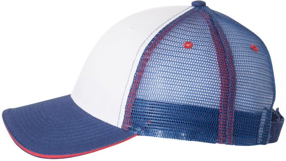 no-logo Valucap Sandwich Trucker Cap-Headwear-Valucap-Thread Logic