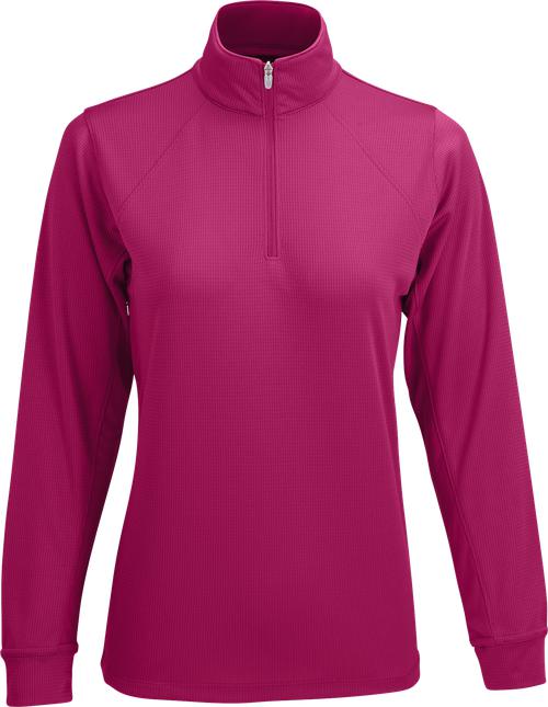 Vansport Ladies Mesh 1/4-Zip Tech Pullover-Ladies Layering-Thread Logic